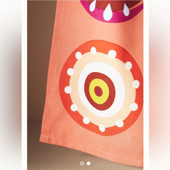New, Anthro Evil Eye Dish Towel - Picture 2 of 5
